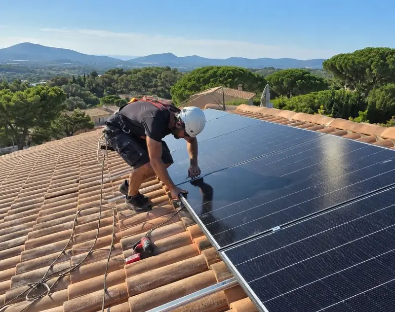 Installateur panneaux solaires Saint-Cergues — pose photovoltaïque sur toiture