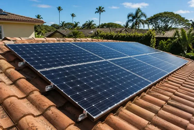 Installation de panneaux solaires à Saint-Cergues